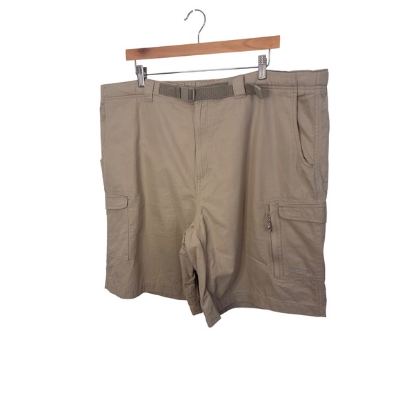 Columbia Other - Columbia GRT Cargo Shorts Khaki Tan Mens XXL Belted Outdoor Hiking Gorpcore